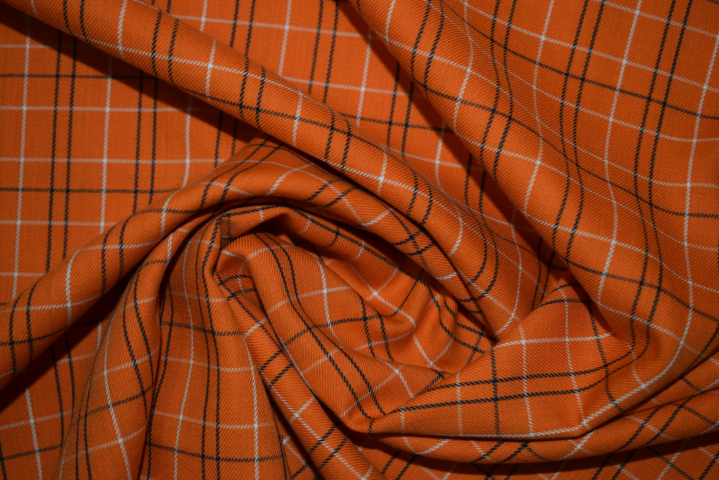 Brushed Check - Orange