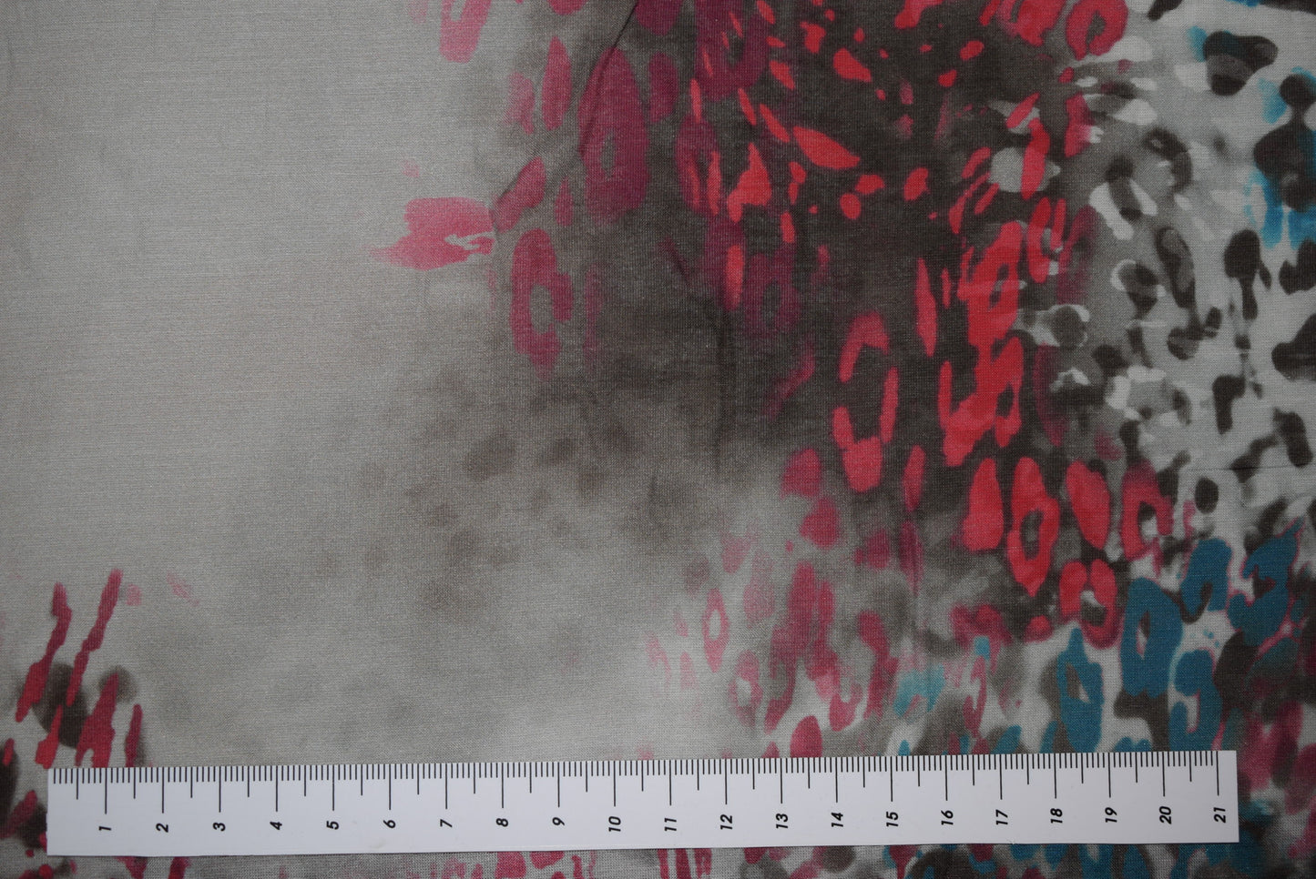 Silk Mix Animal Print Voile