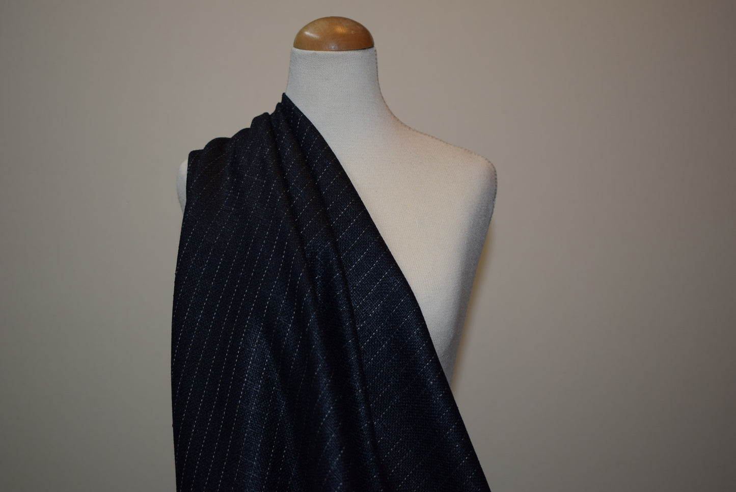 Polished Pinstripe Linen Mix