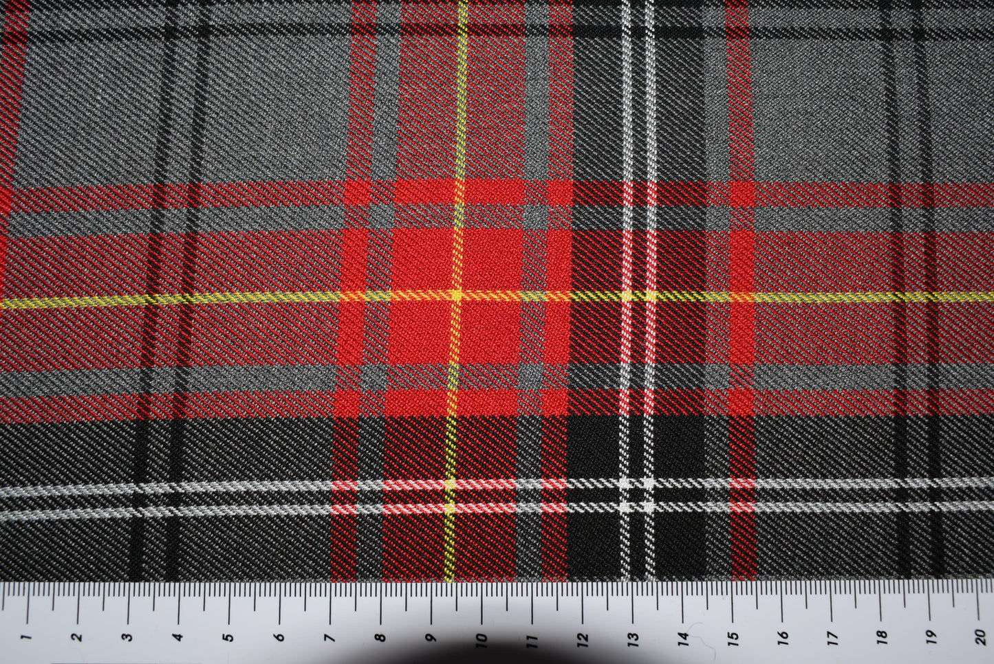 Red/Grey Tartan Check