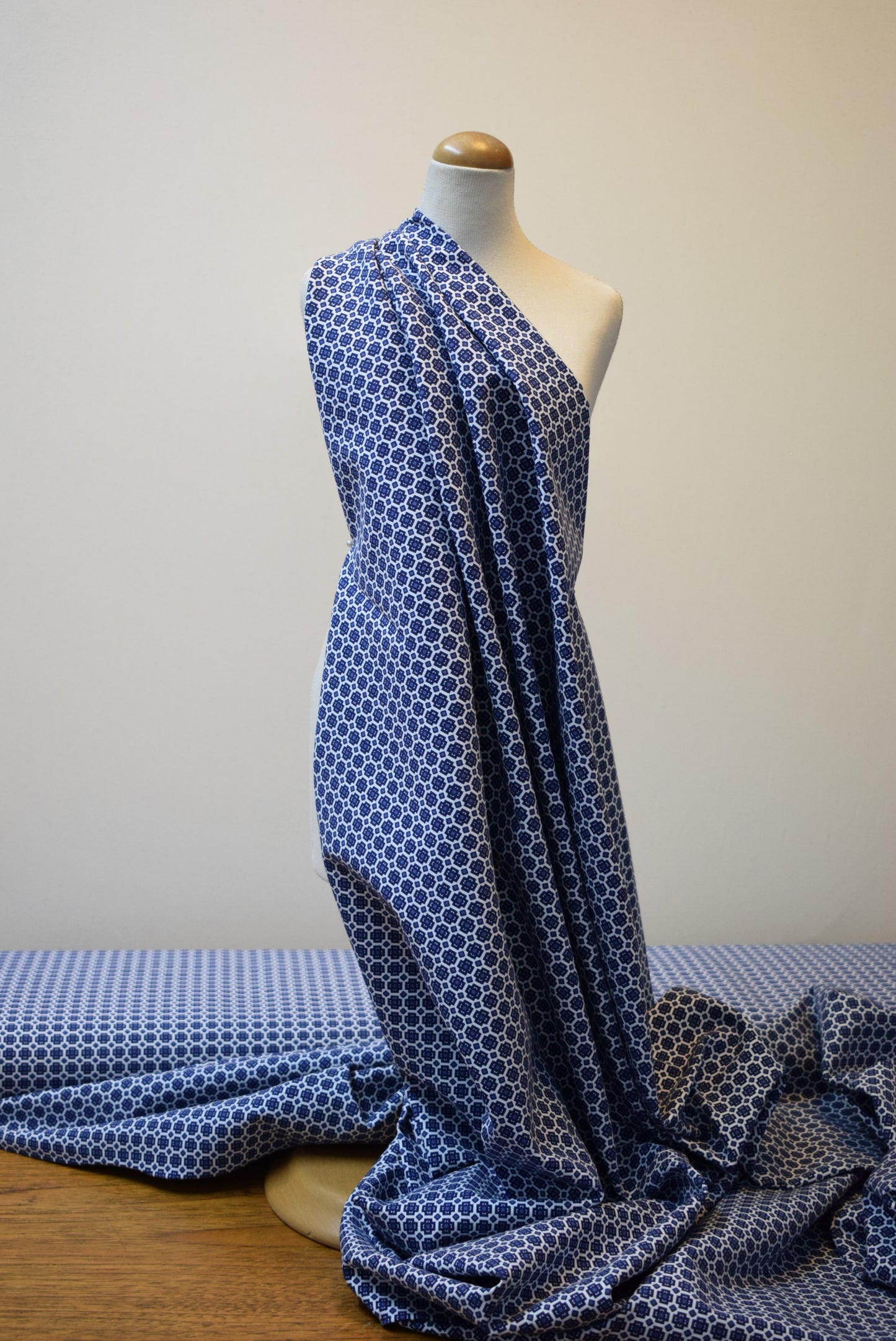 'Foulard' Print -Crosswise Stretch