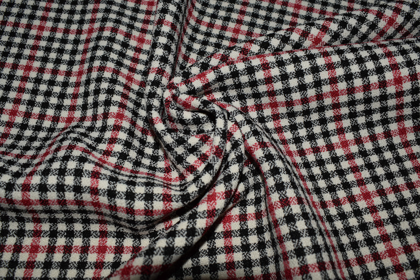 Crepe Checked Suiting