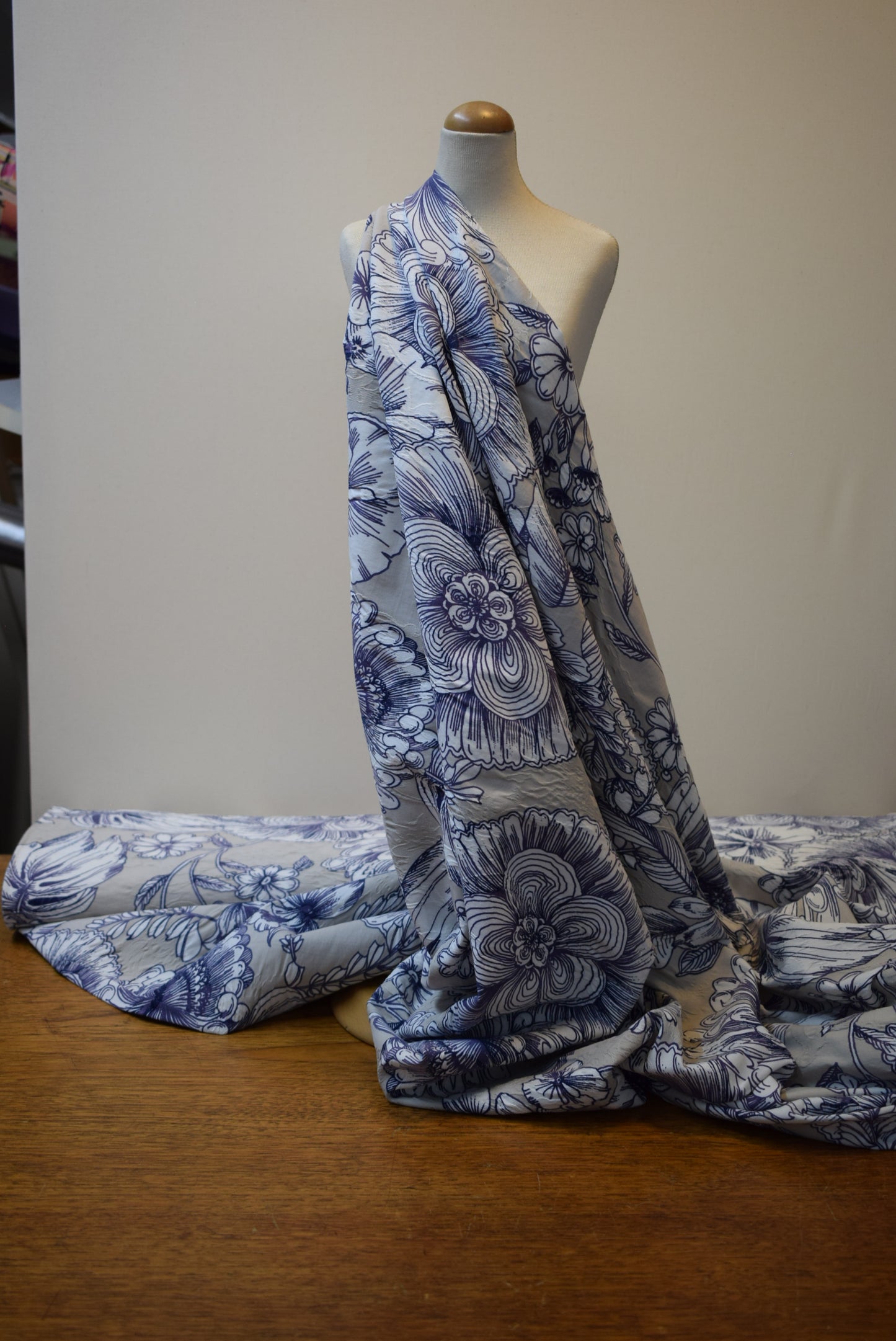 'Art Nouveau' Stretch Jacquard
