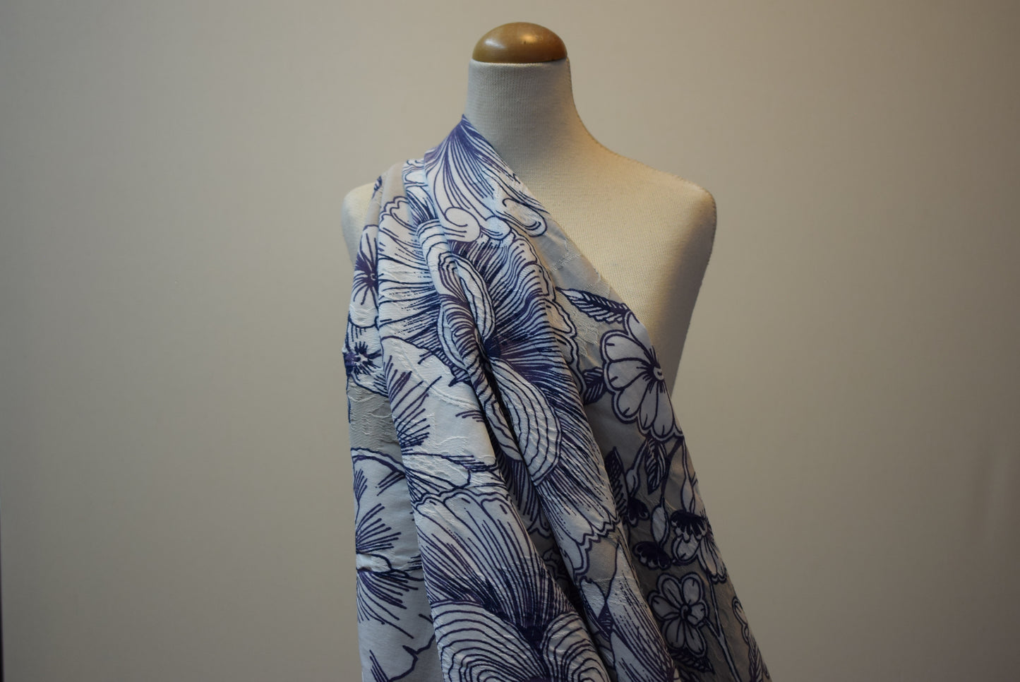 'Art Nouveau' Stretch Jacquard