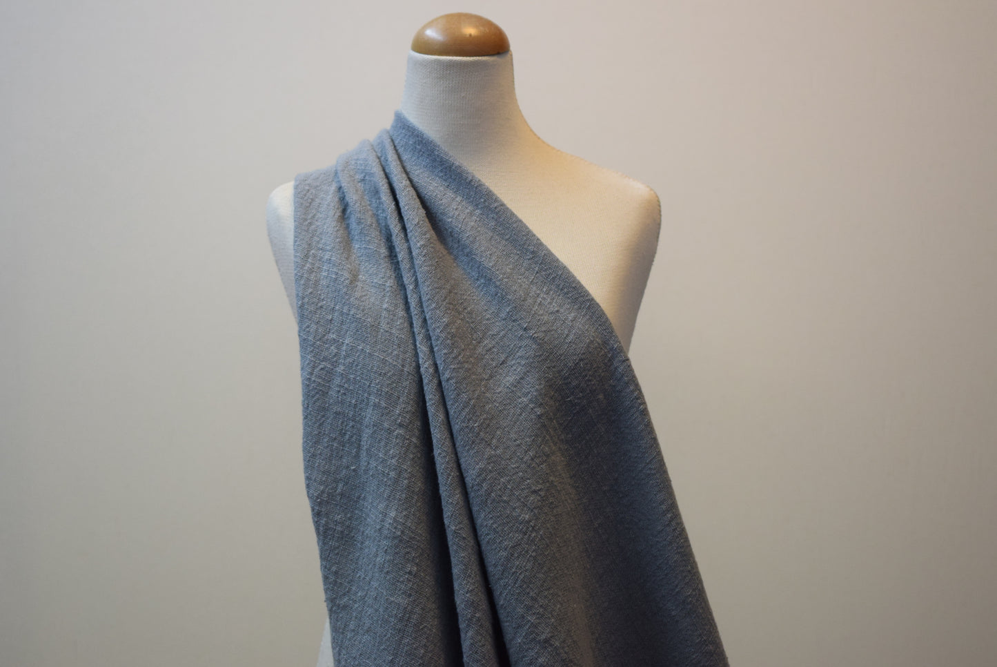 'Slubbed Crepe' - Silver