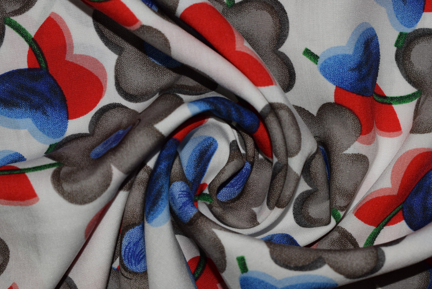 'Ditzy Daisy' Print - Red