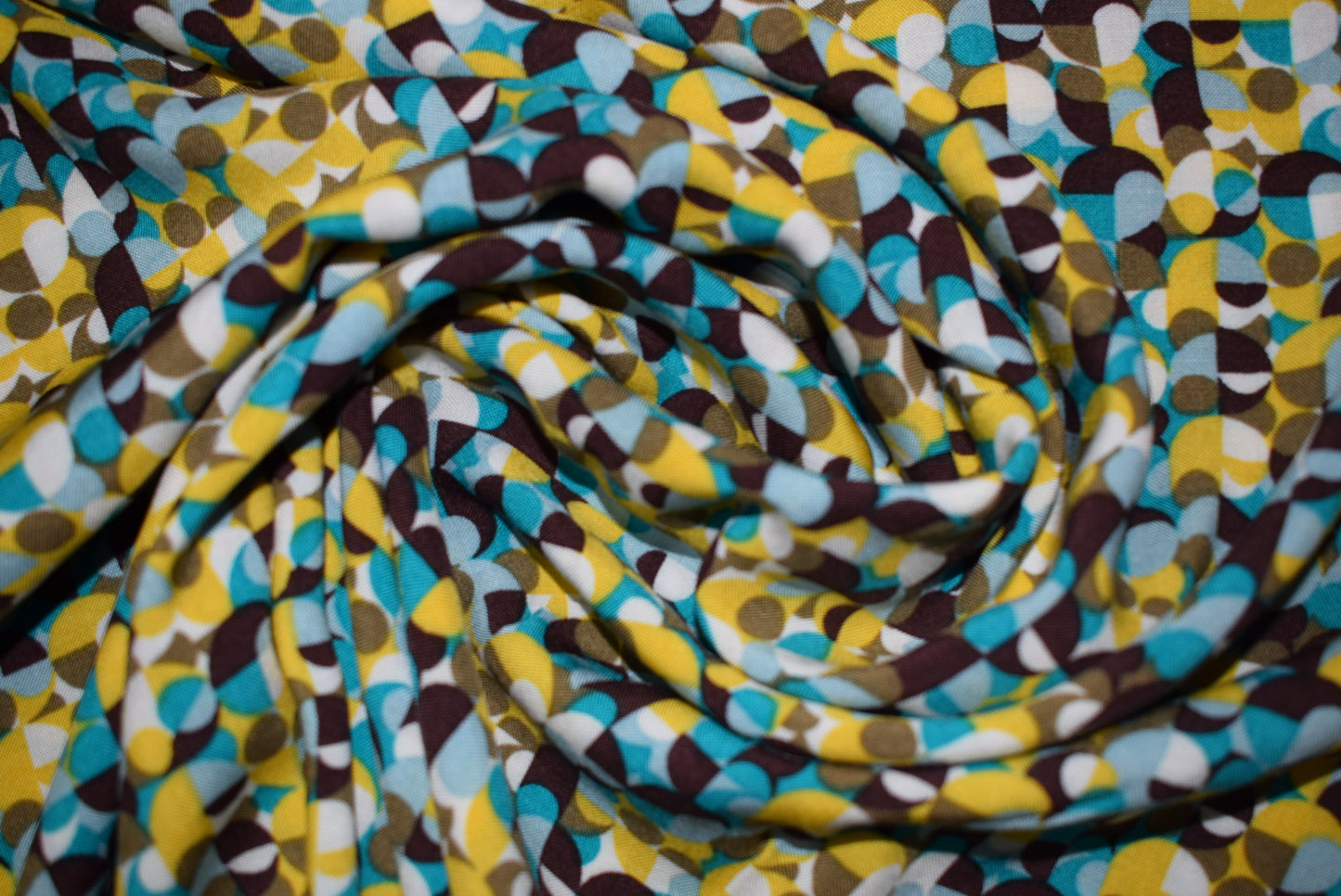 'Ratio' Turquoise Challis