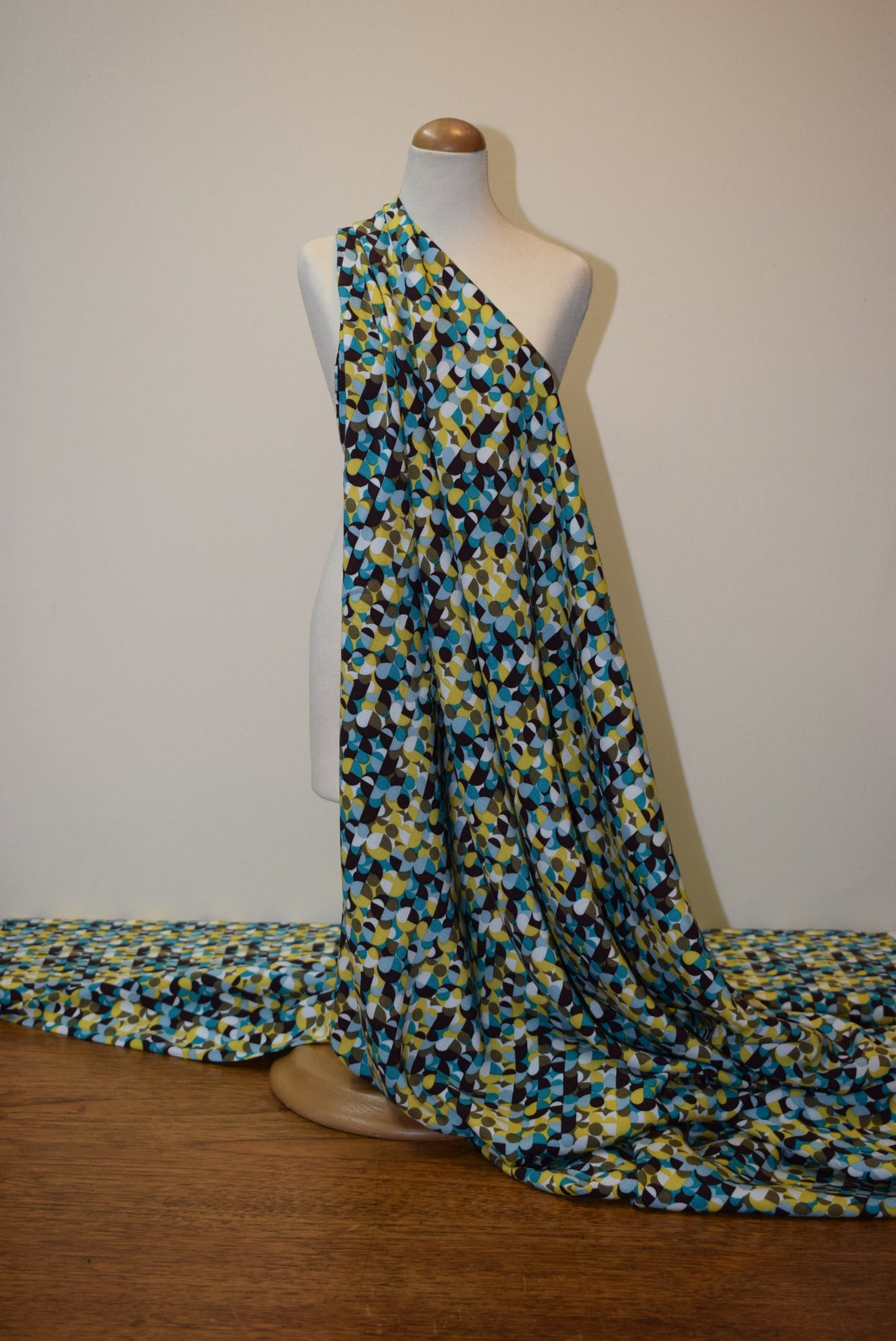 'Ratio' Turquoise Challis