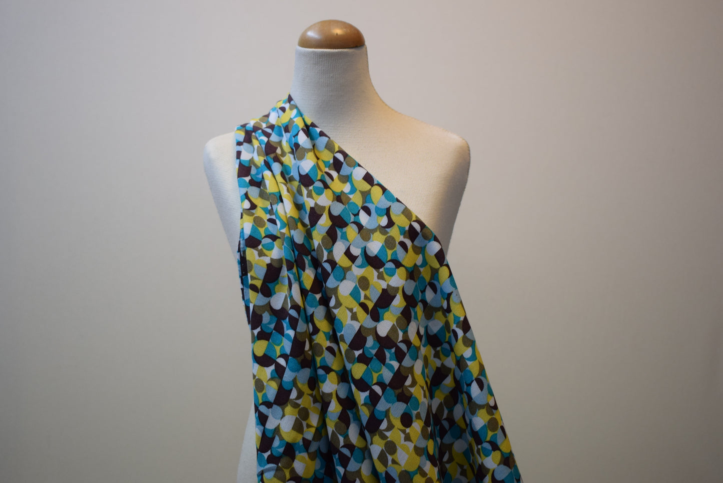 'Ratio' Turquoise Challis