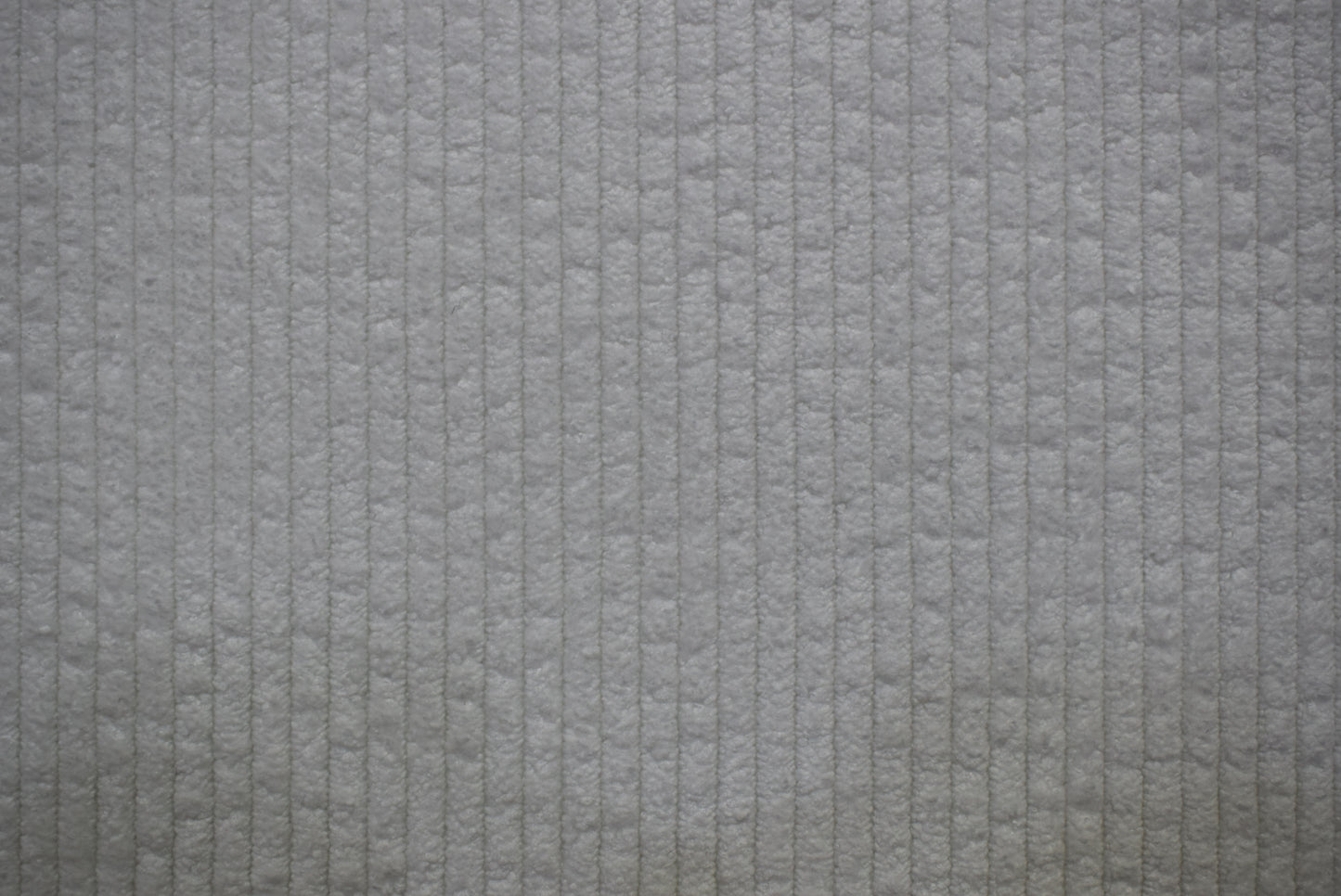 'Faux' Stretch Corduroy - Winter White