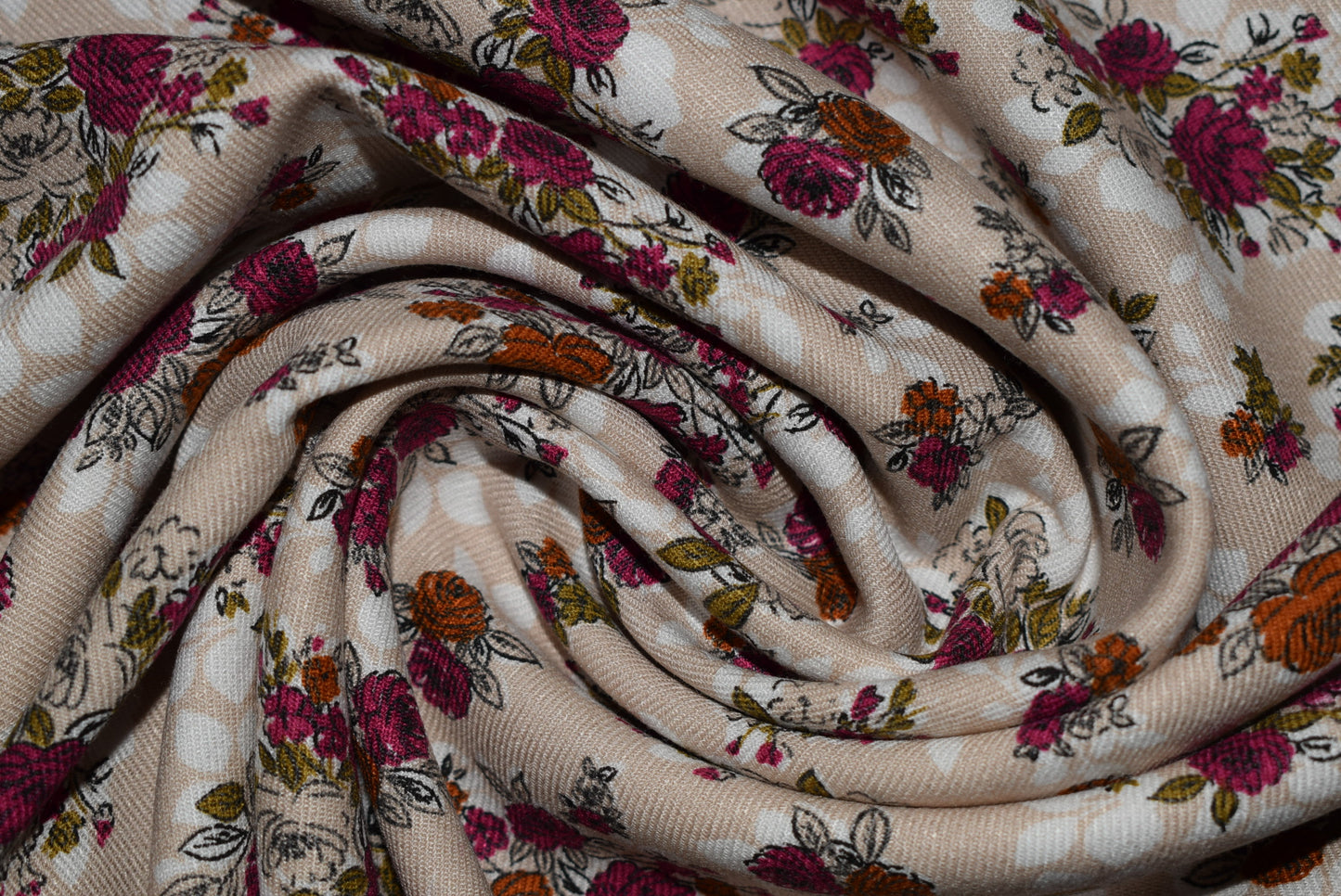 'PollyAnna' Twill Print