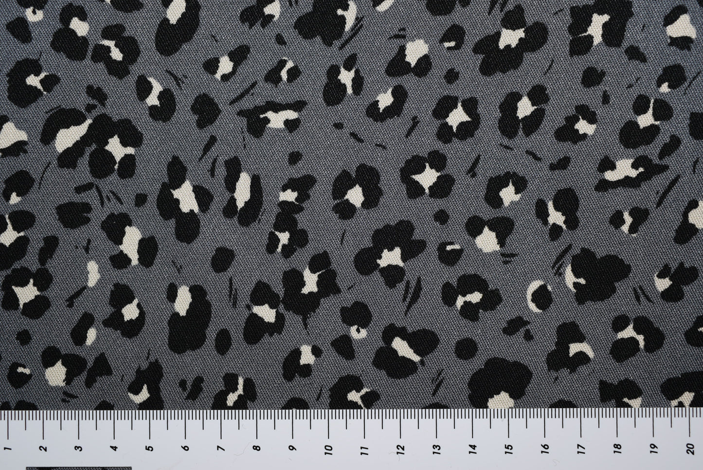 'Panther' Viscose Twill - Grey