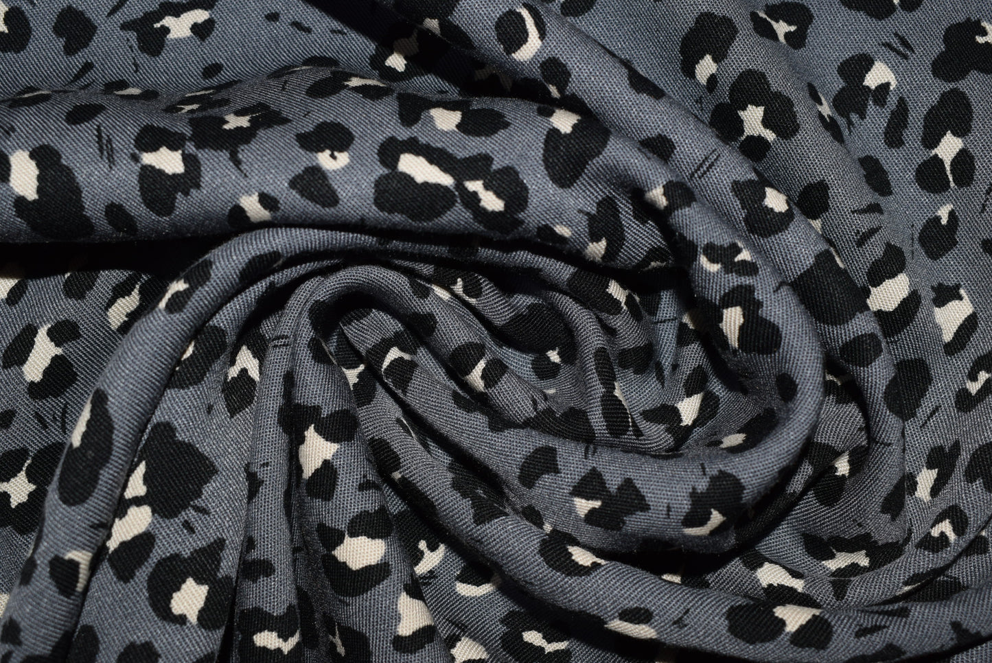 'Panther' Viscose Twill - Grey