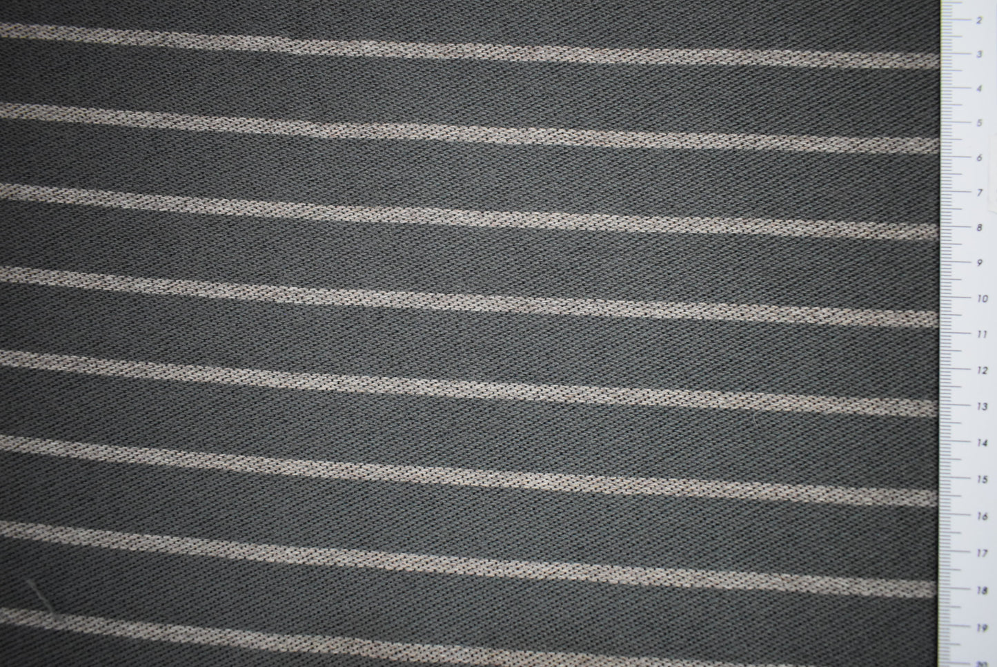 Soft Barathea Stripe - Grey