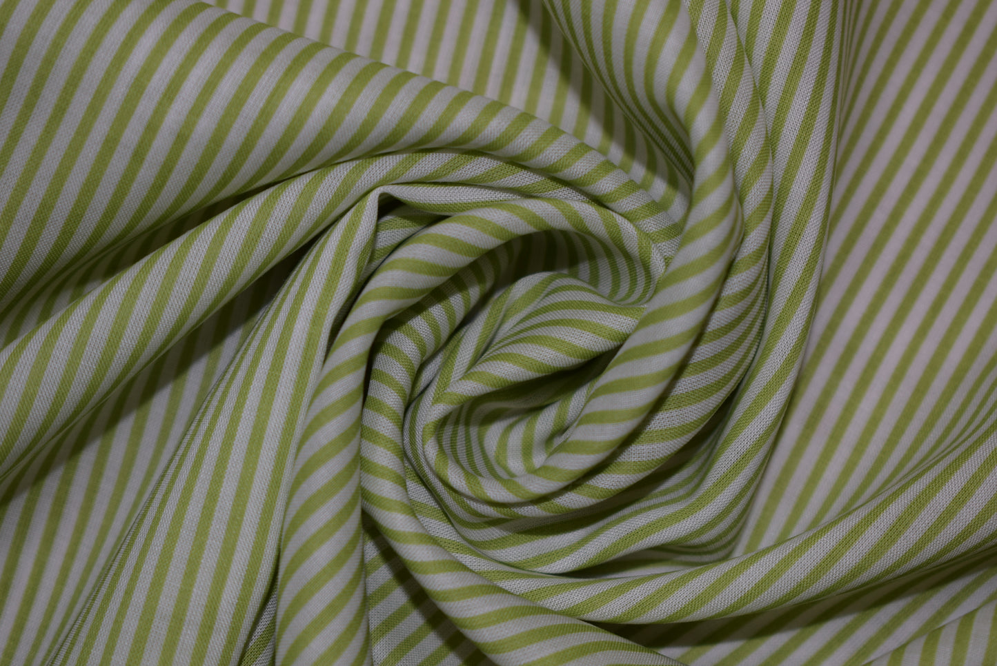 Lyocell Lawn Stripe - Lime