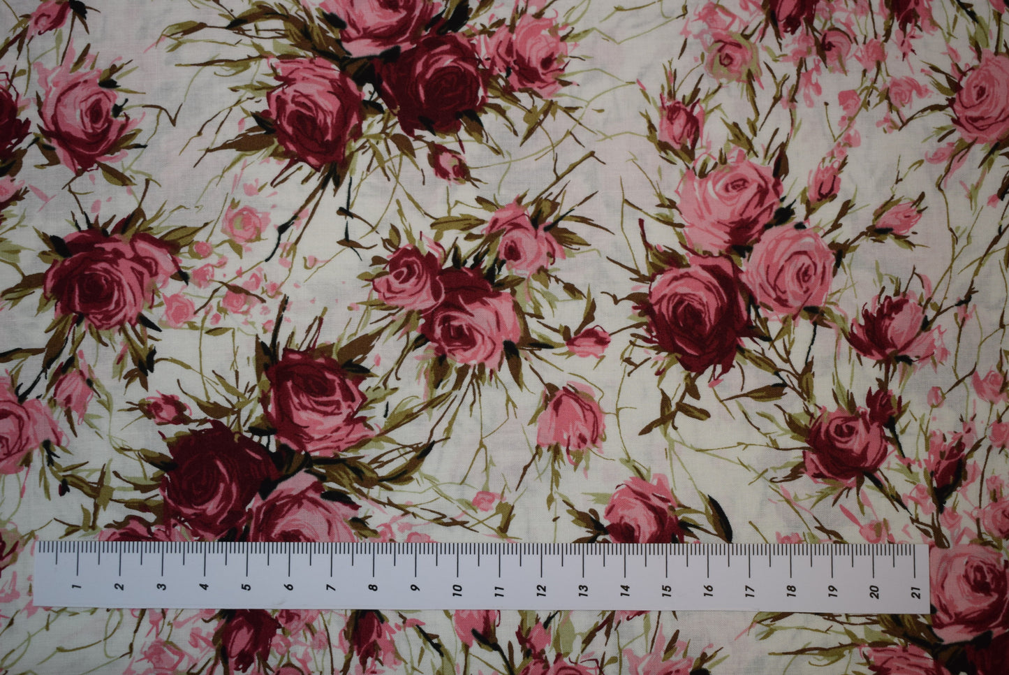 'Rose Posy' Pima Lawn - pink
