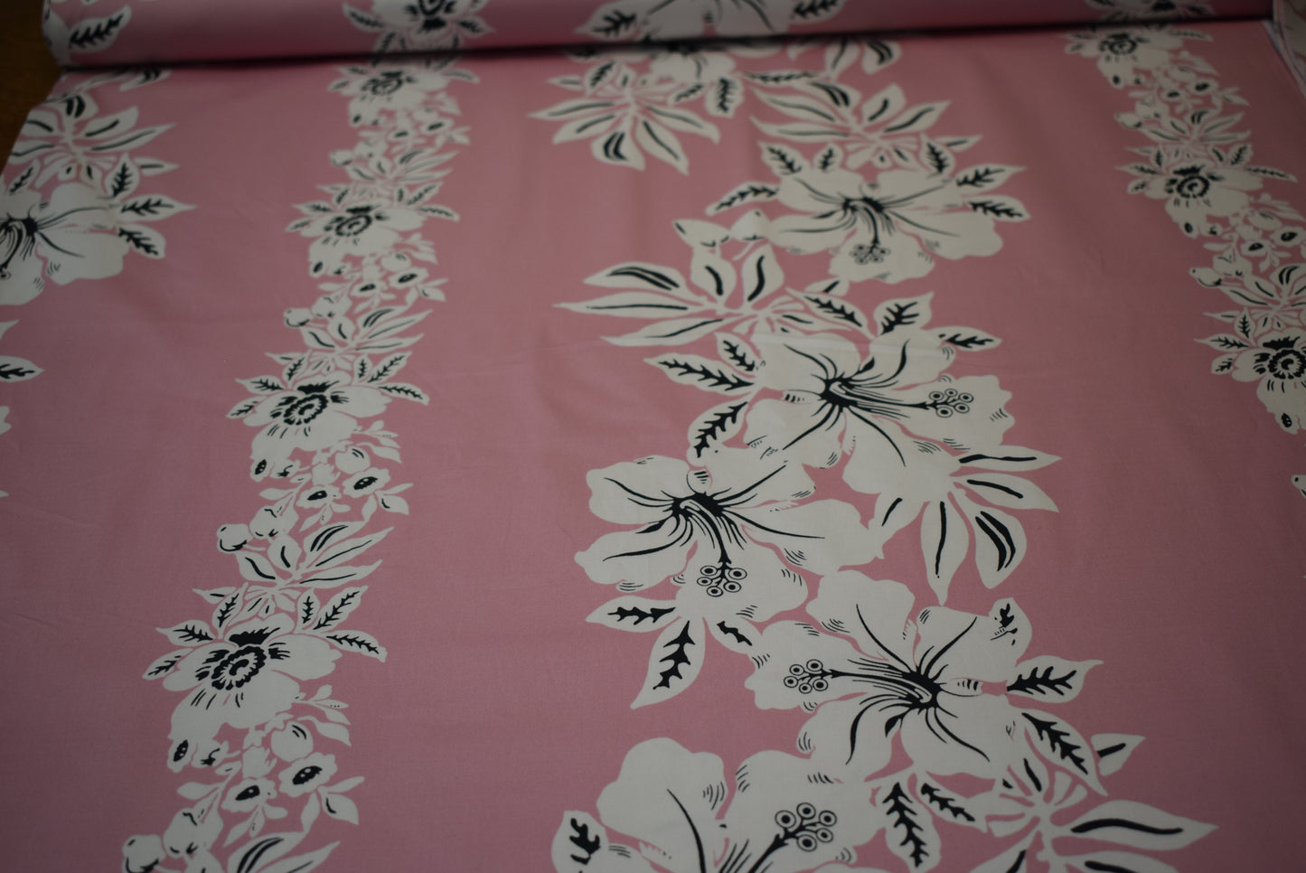 'Hibiscus' stretch sateen - pink