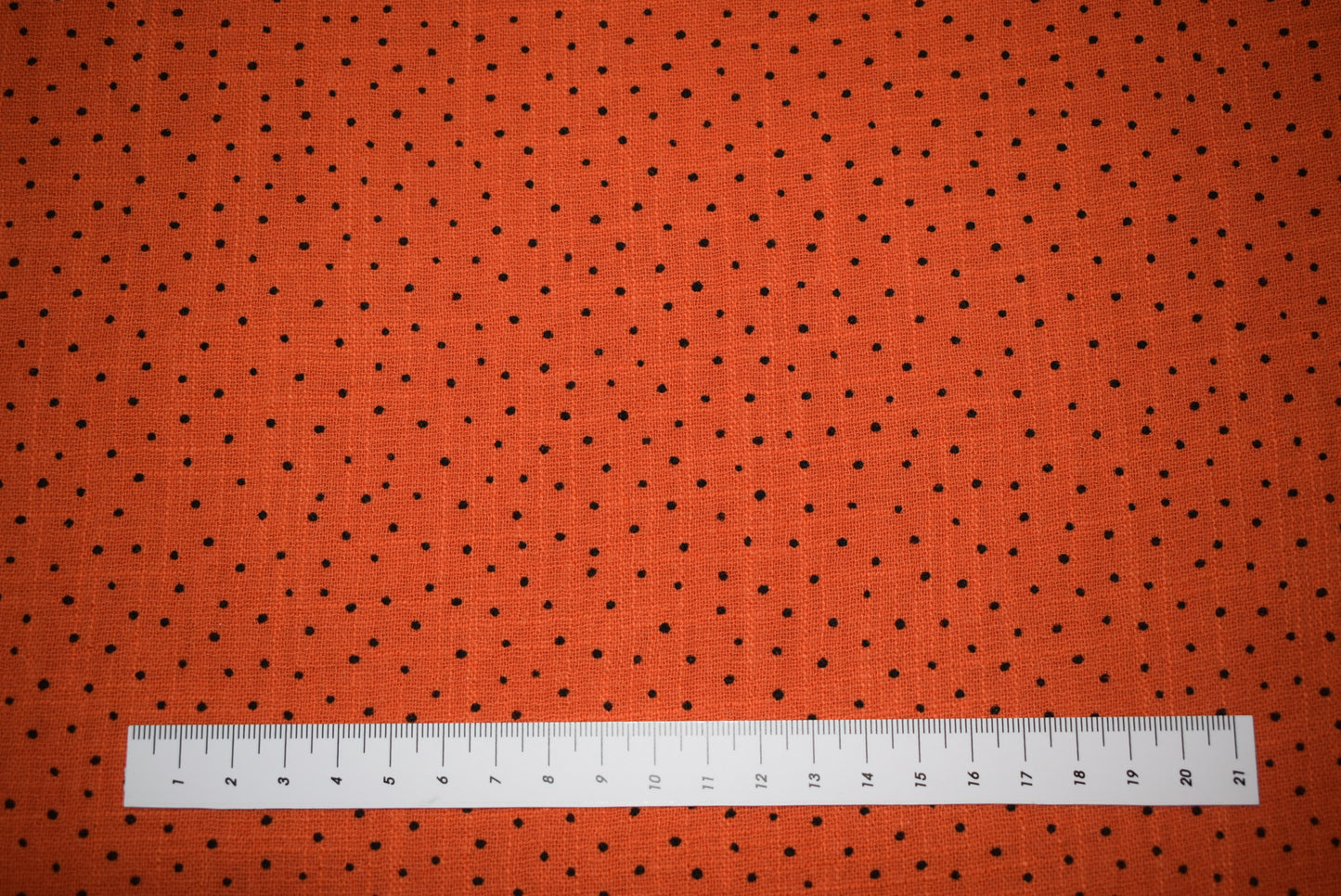 Pumpkin Spot Crinkle Cotton