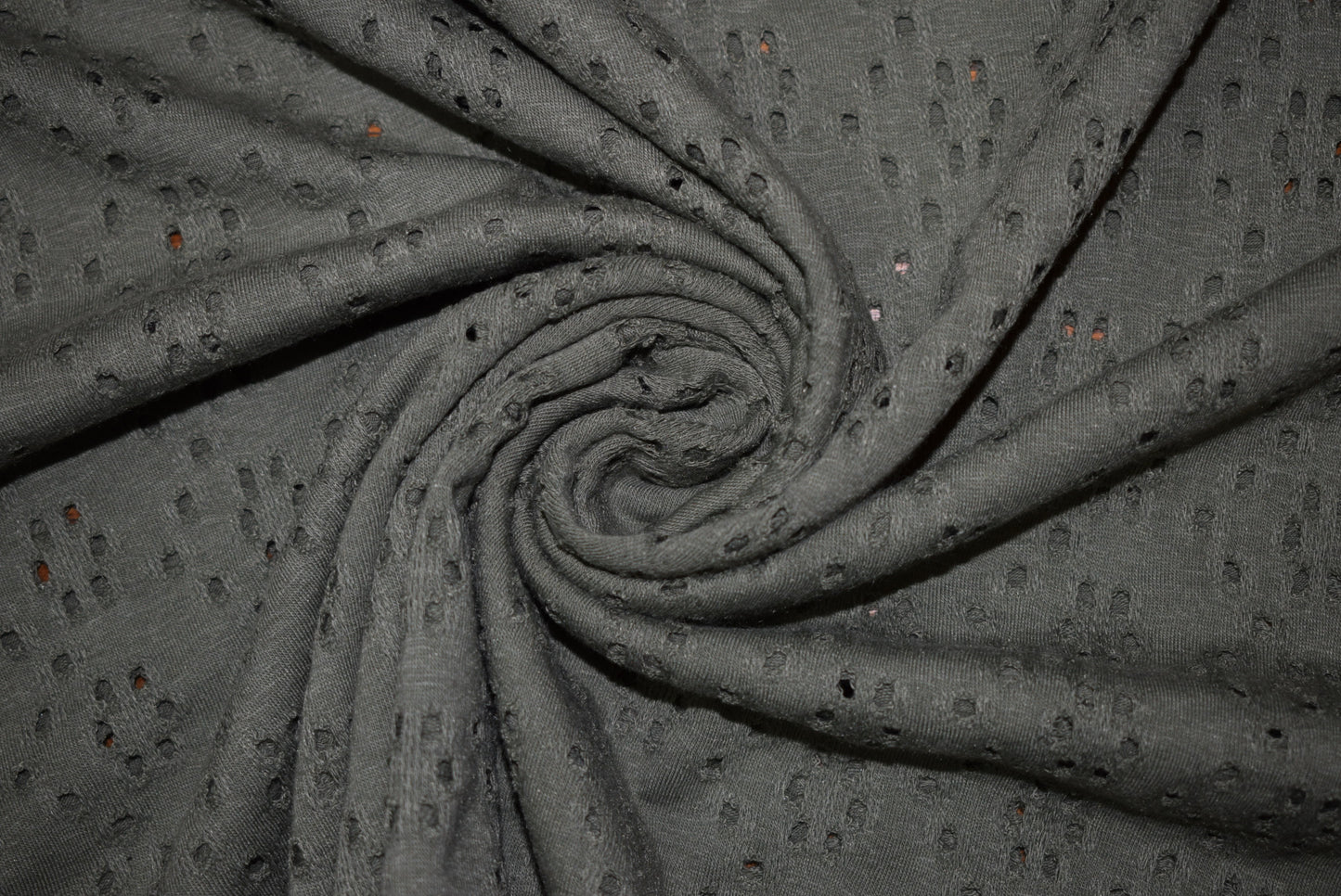'Eyelet Jersey' - Sage