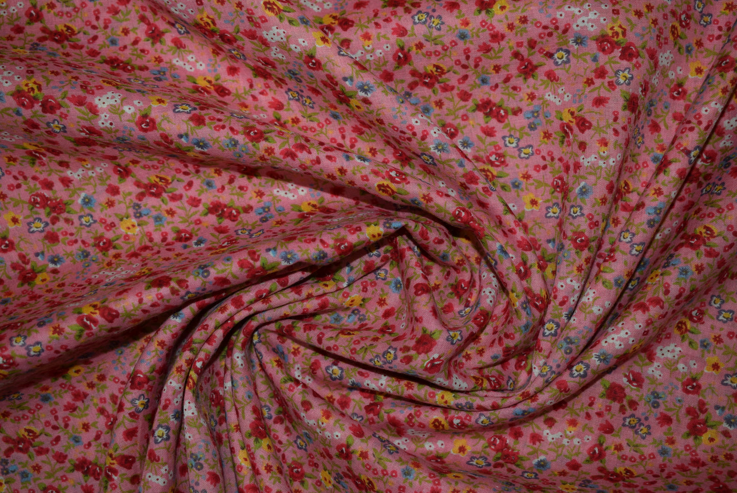 Floral Voile - coral