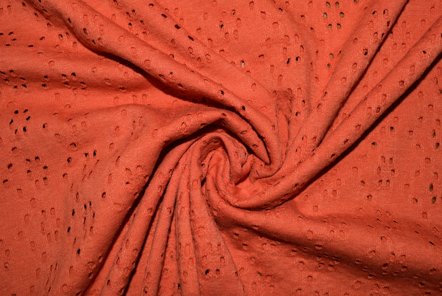 'Eyelet Jersey' - Watermelon