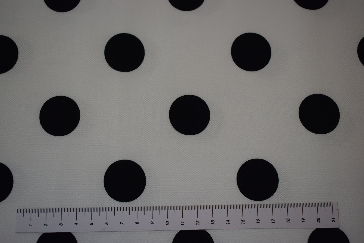 Black Spot On White Sateen