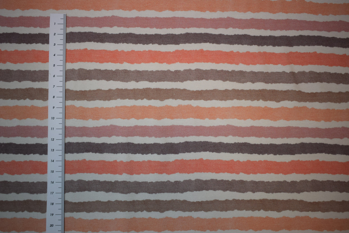 Wavy Stripe Jersey - Coral