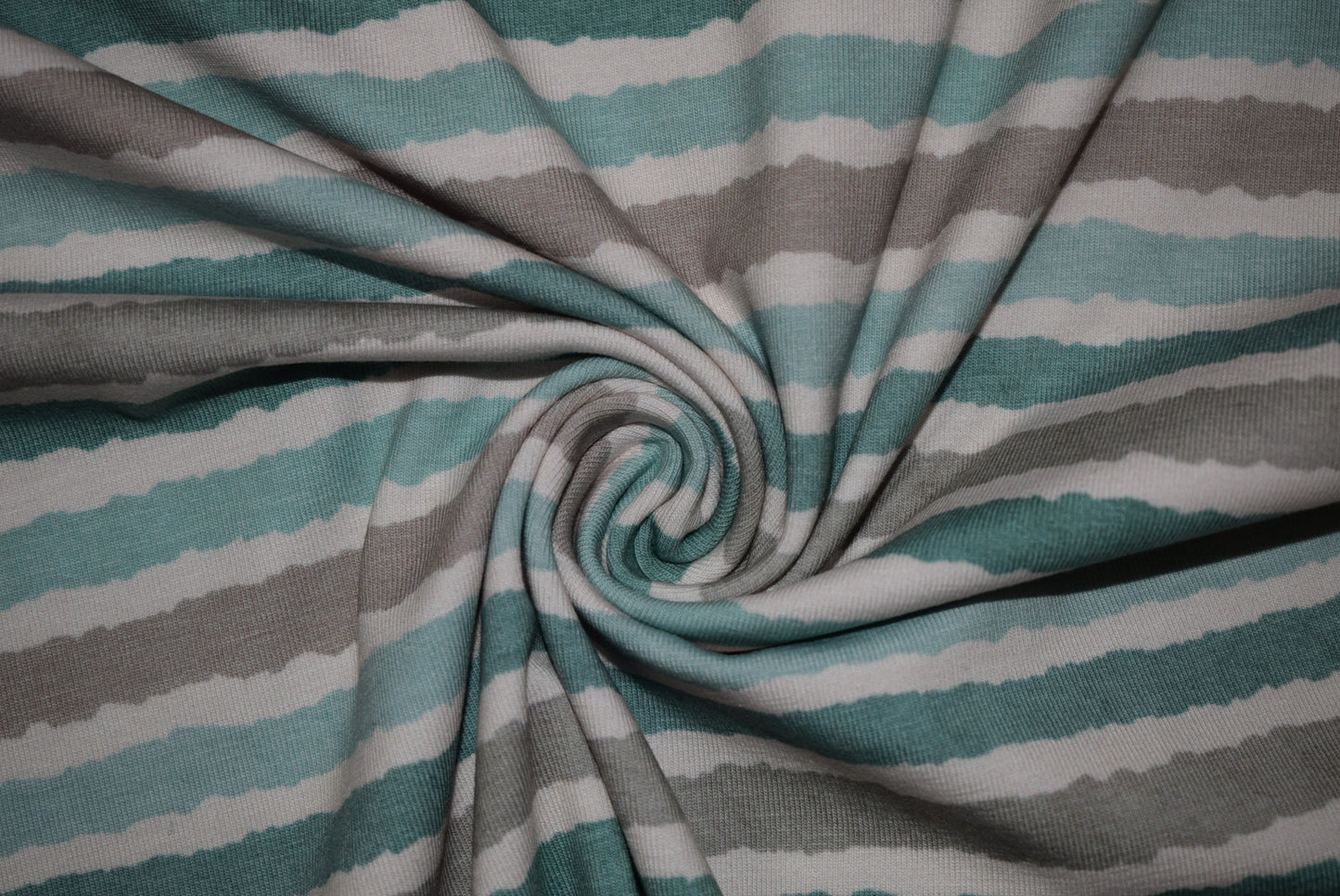 Wavy Stripe Jersey - Coral