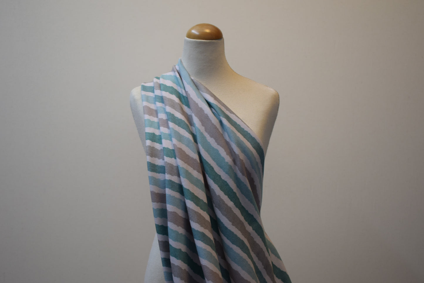 Wavy Stripe Jersey - Mint
