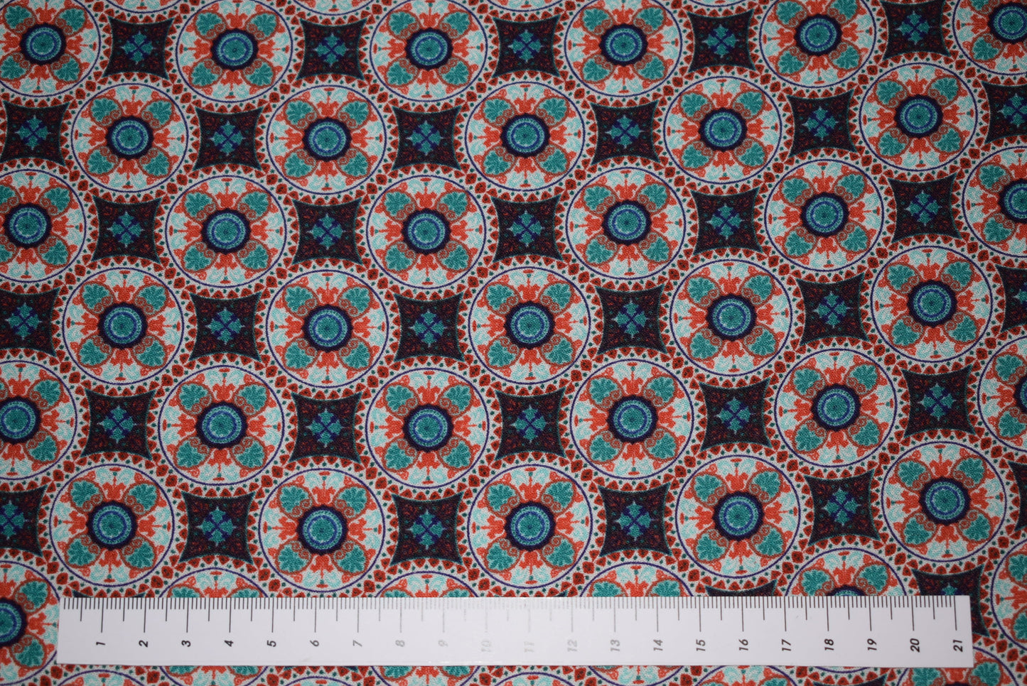 'Moroccan Tiles' Crepe