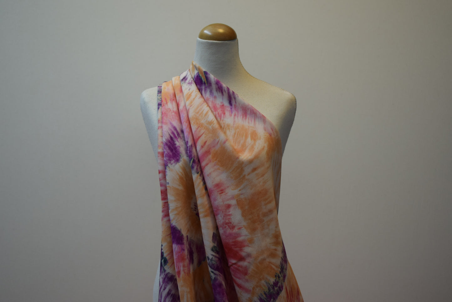 'Tie-Dye Spiral - Purple