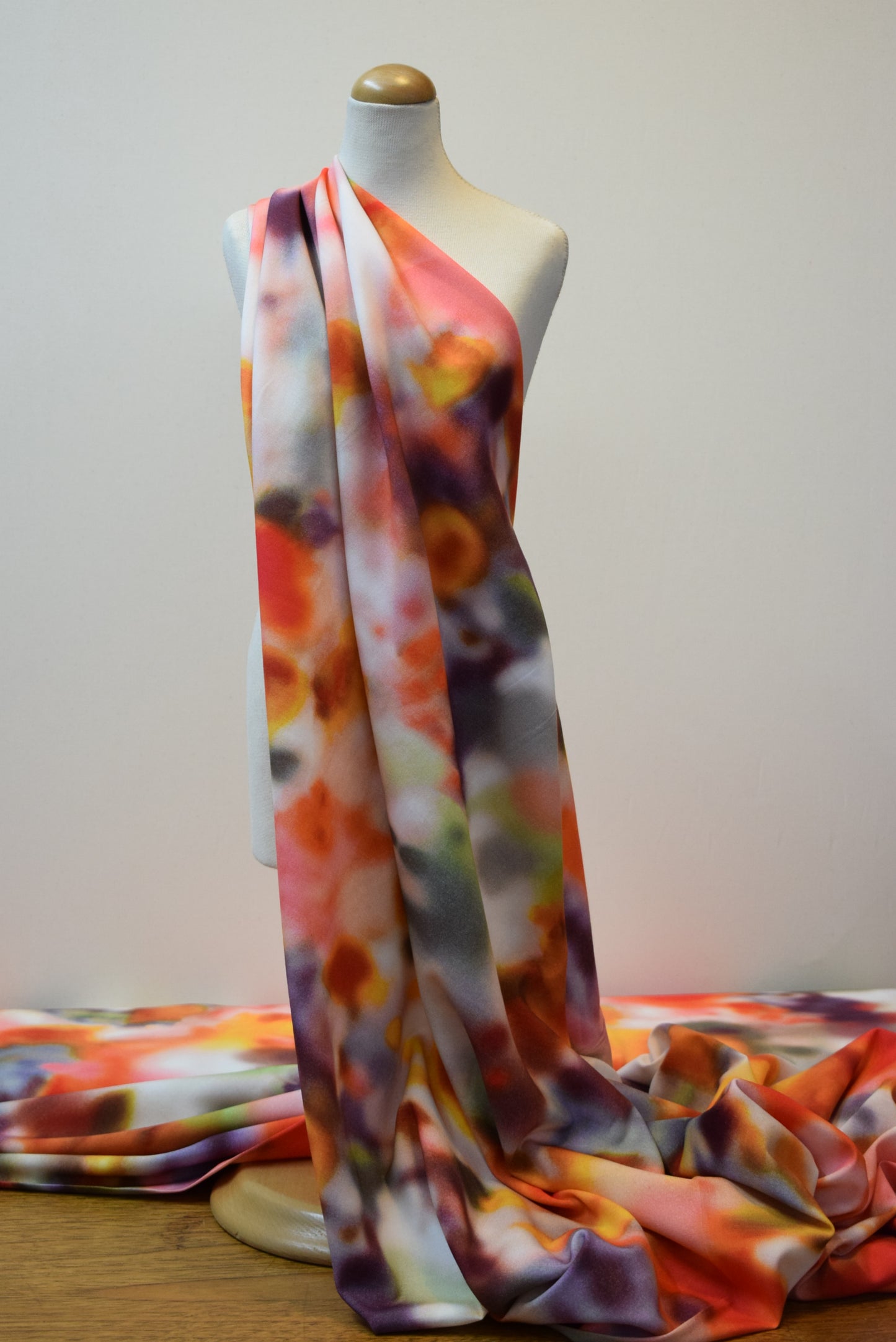'Watercolour Fade' - Orange