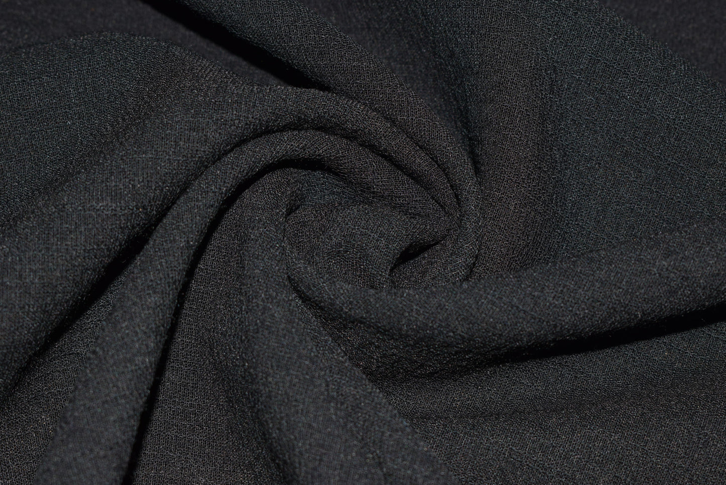 Black Wool Muslin