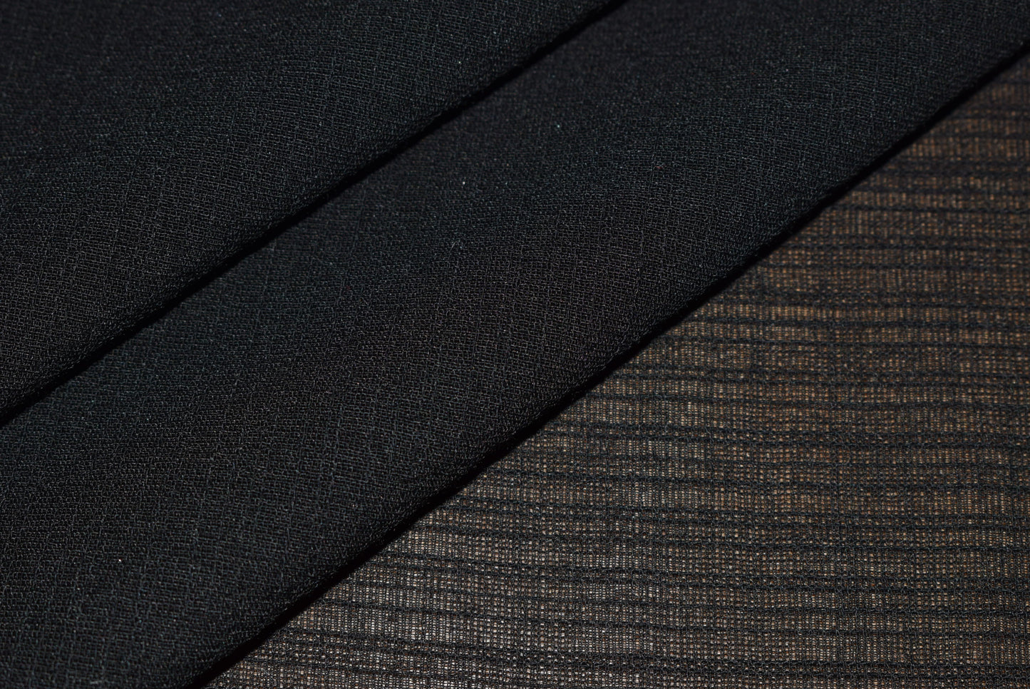 Black Wool Muslin