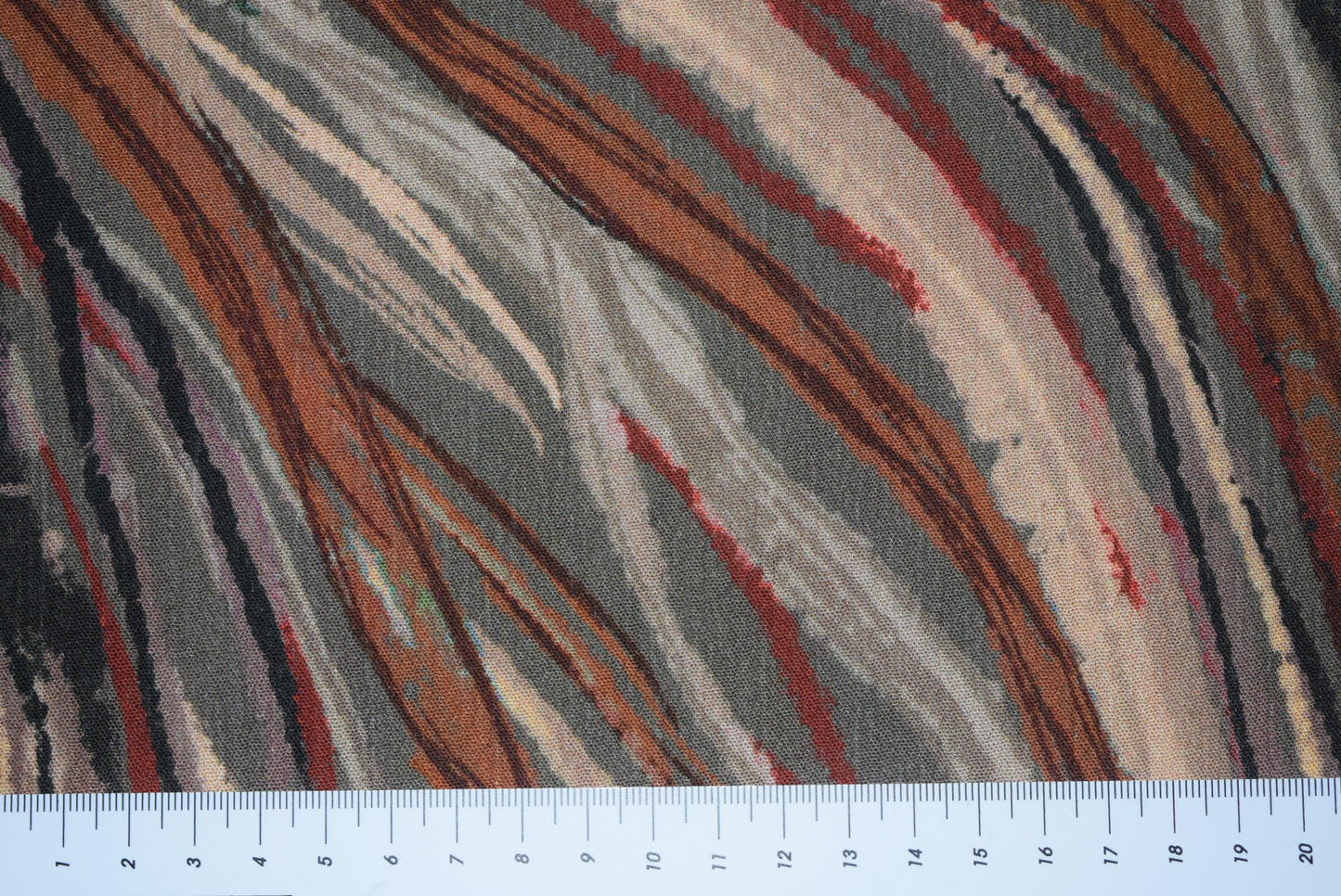 'Autumn Ripple' Crinkle Crepe