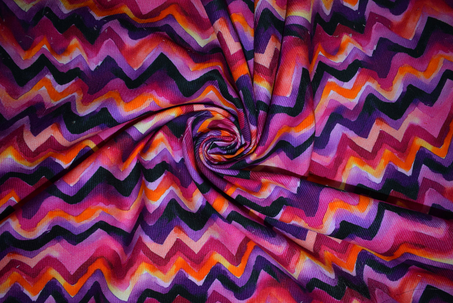 'Little Johnny' Retro Needlecord - Zig Zag