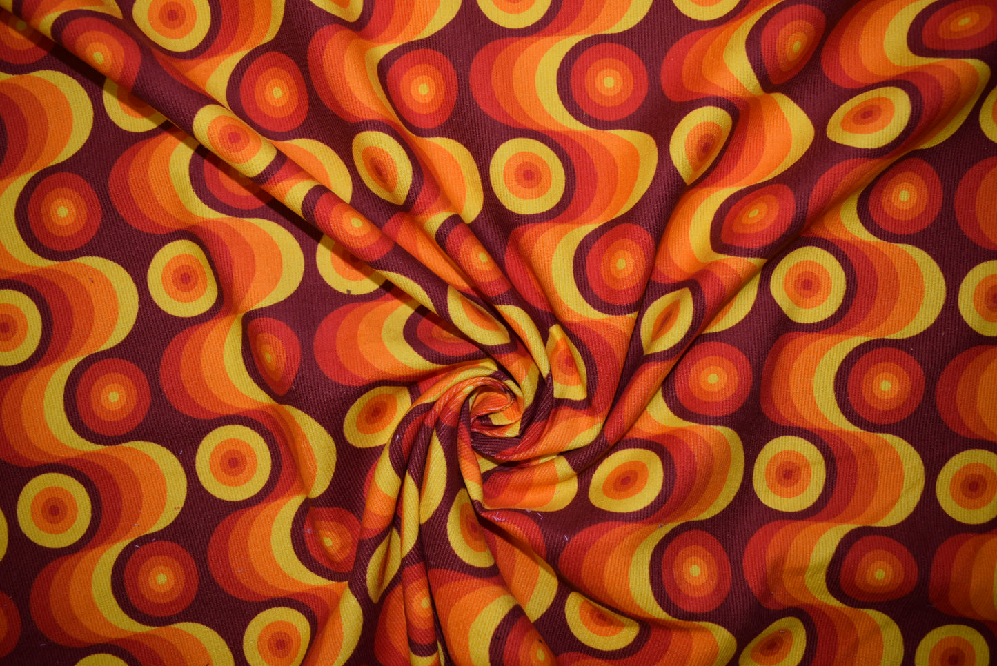 'Little Johnny' Retro Needlecord - Orange