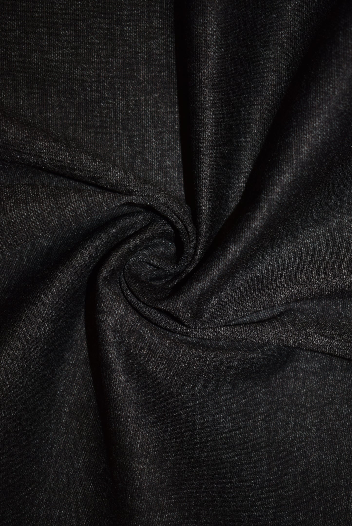 'Polished' Ponte Marl - Bitter Chocolate