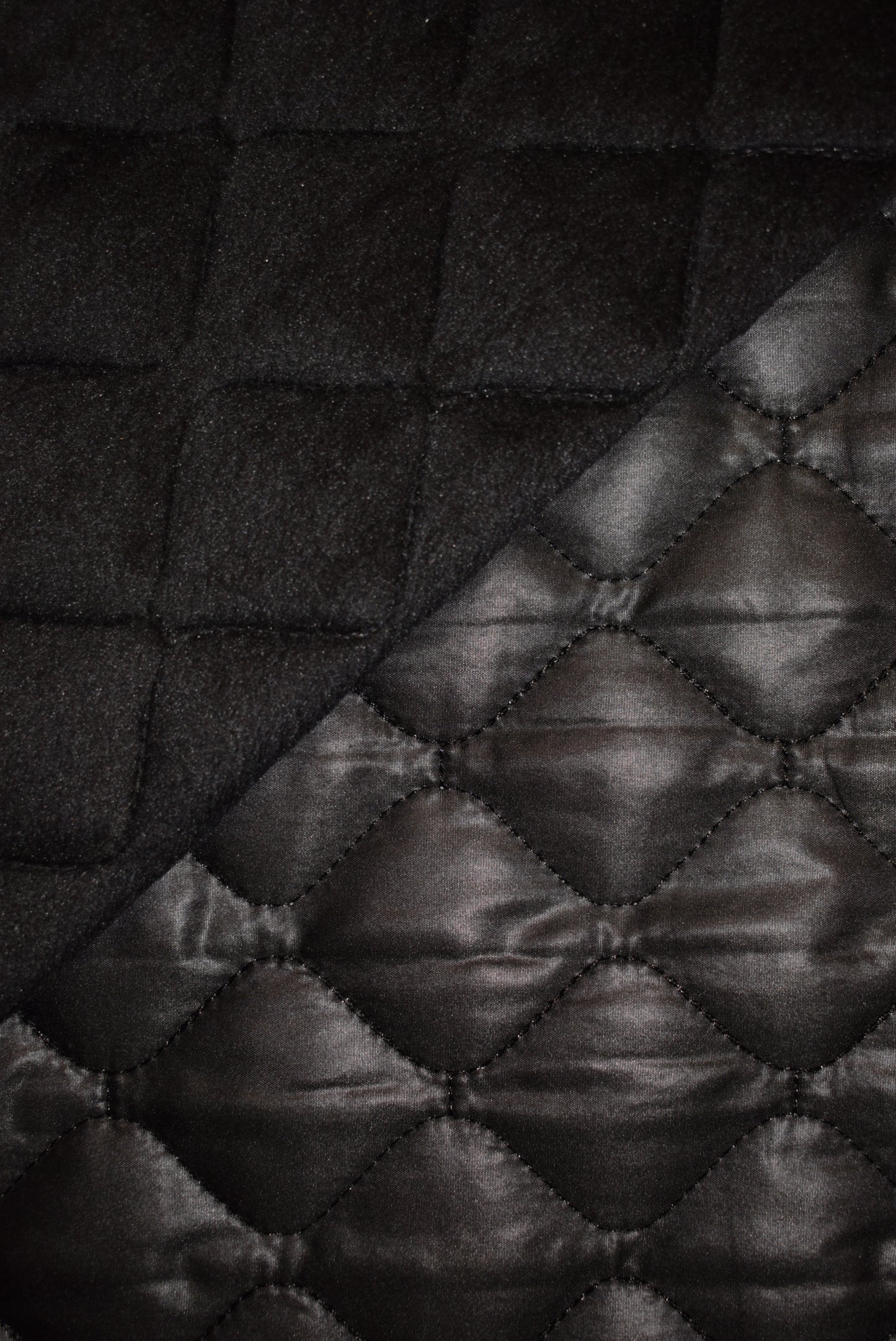 Plush Back Proofed Quilting - Black