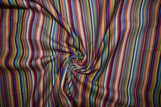 'Little Johnny' Multi Stripe Needlecord