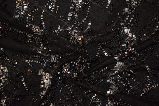 'Chicago' Sequin Fringe On Tulle