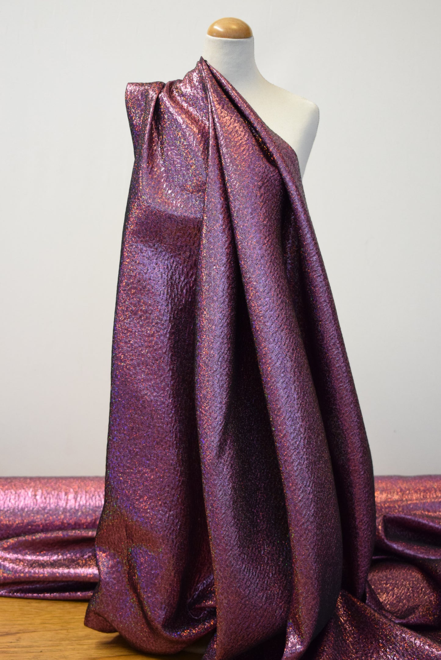 'Starfire' Crinkle Lamé