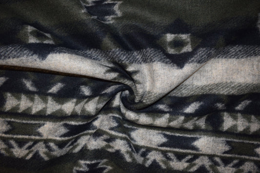 Aztec Heavy Brushed Knit