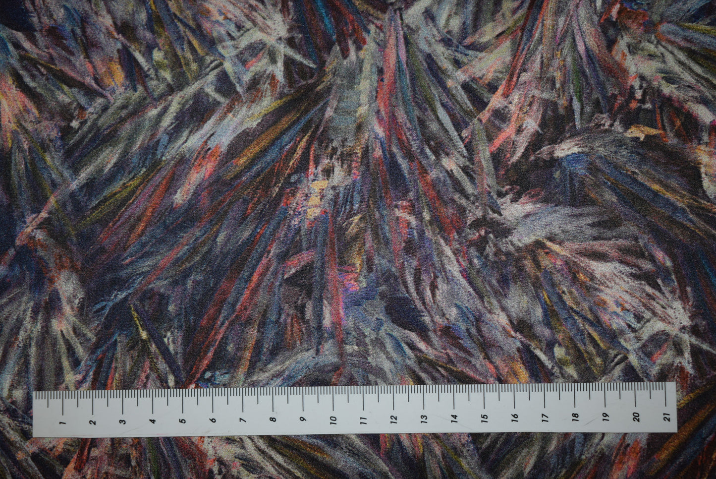 'Fireworks' Silk Satin
