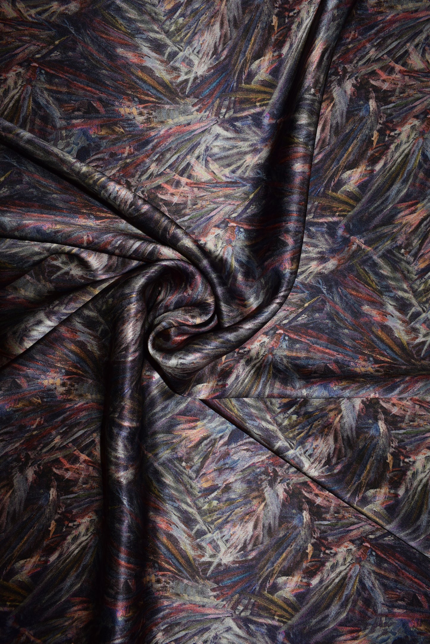 'Fireworks' Silk Satin