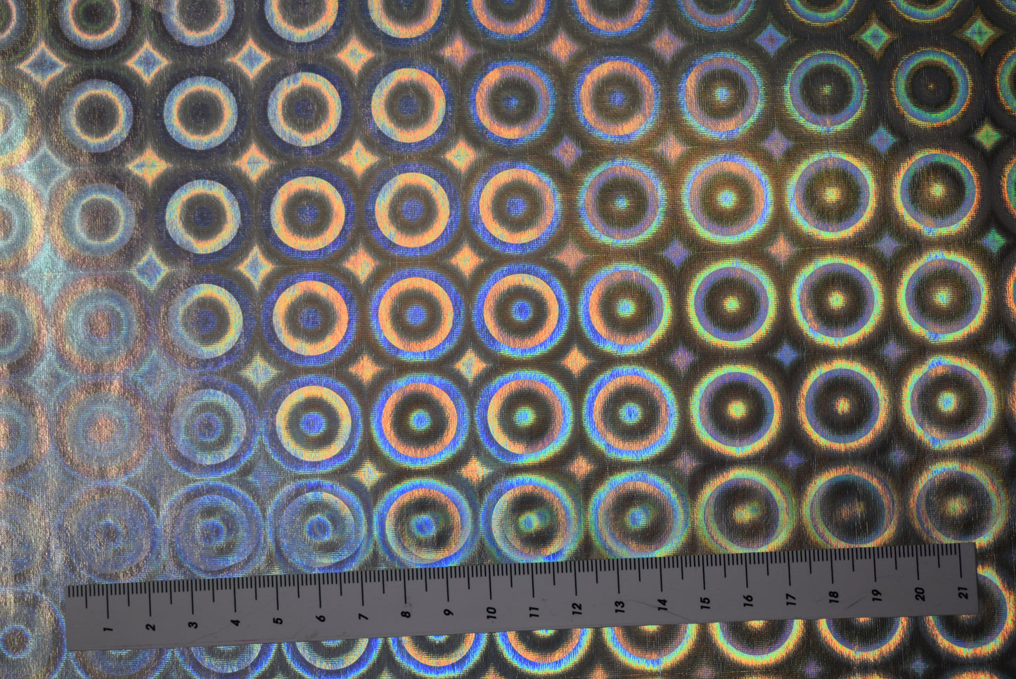 'Circles' Holo-Foil - 58cms repeat