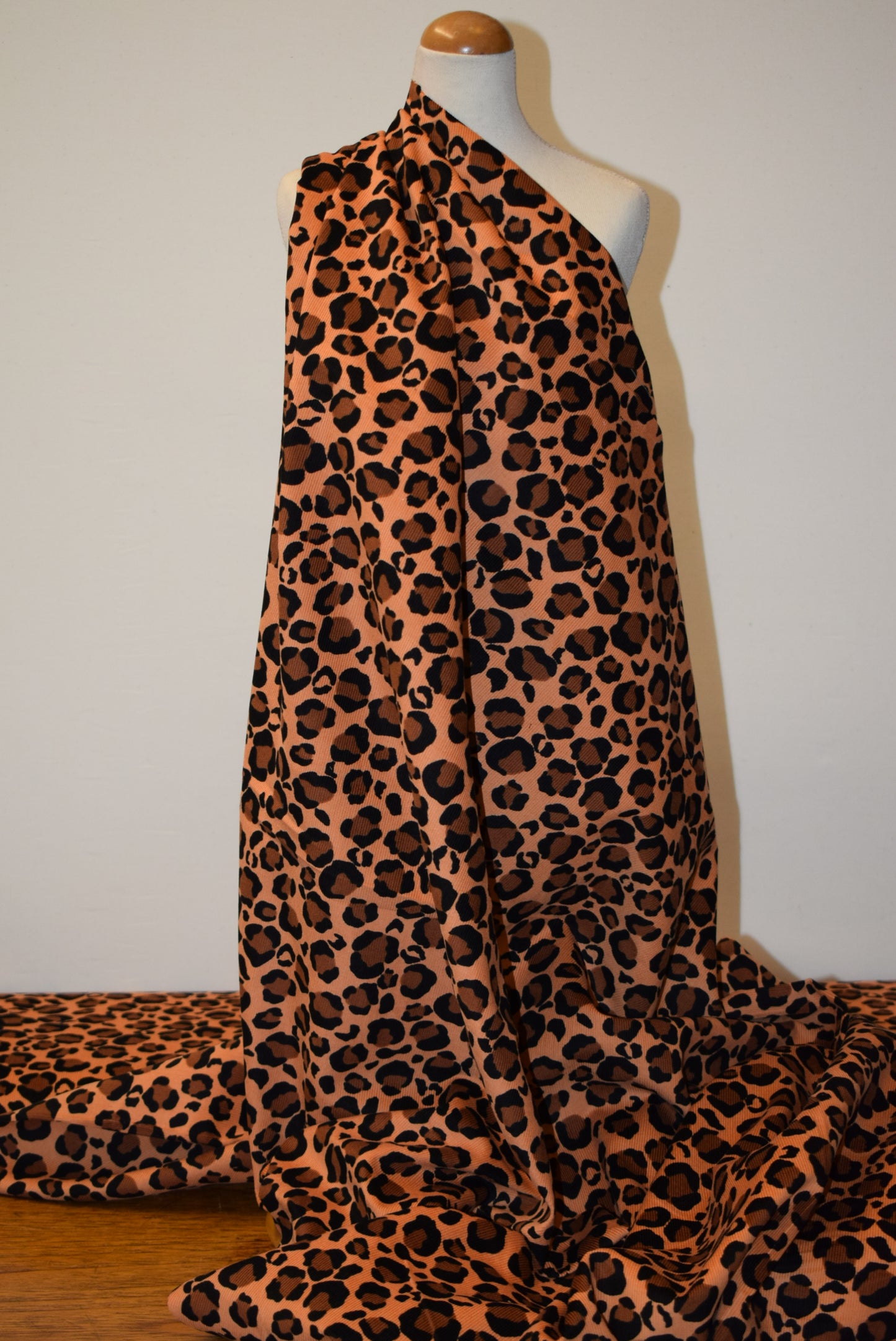 Animal Print Needlecord - Leopard