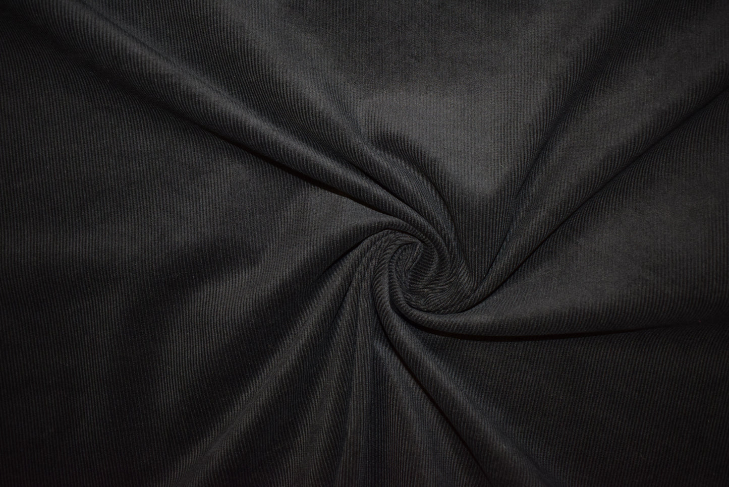 Black Stretch Corduroy