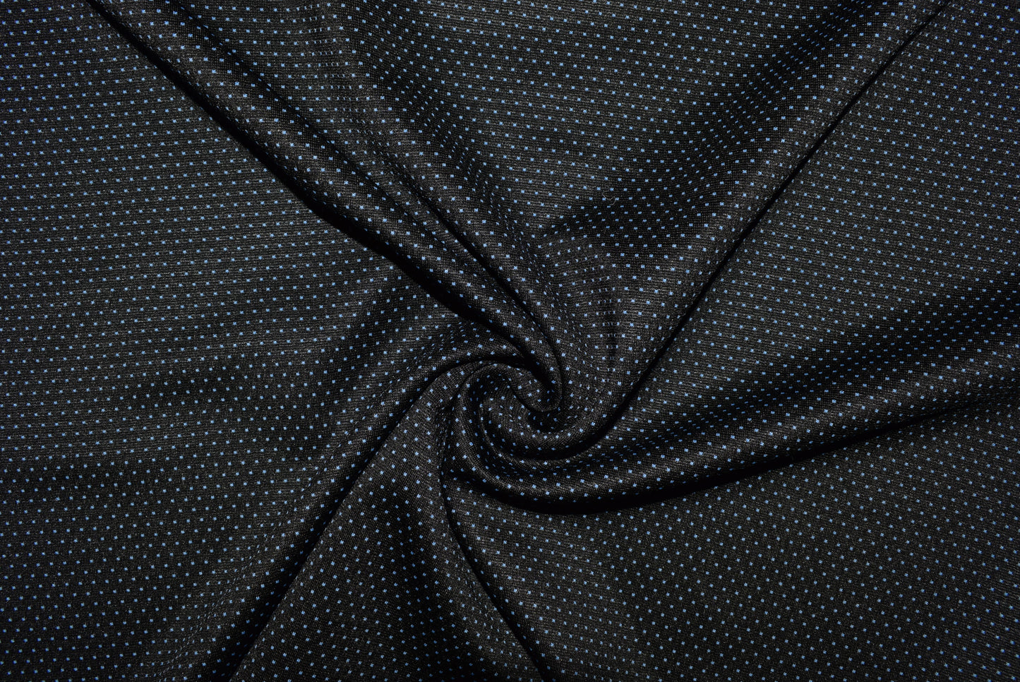 Pale Blue Spot on Navy Jersey