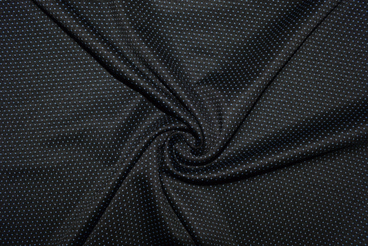 Pale Blue Spot on Navy Jersey